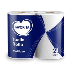 Toalla de Papel Favorita Multiuso 2 un 22 m 50 Mangas