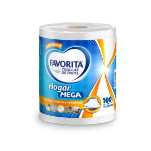 Toalla de papel Hogar Mega 1 un 100 m 10 Mangas